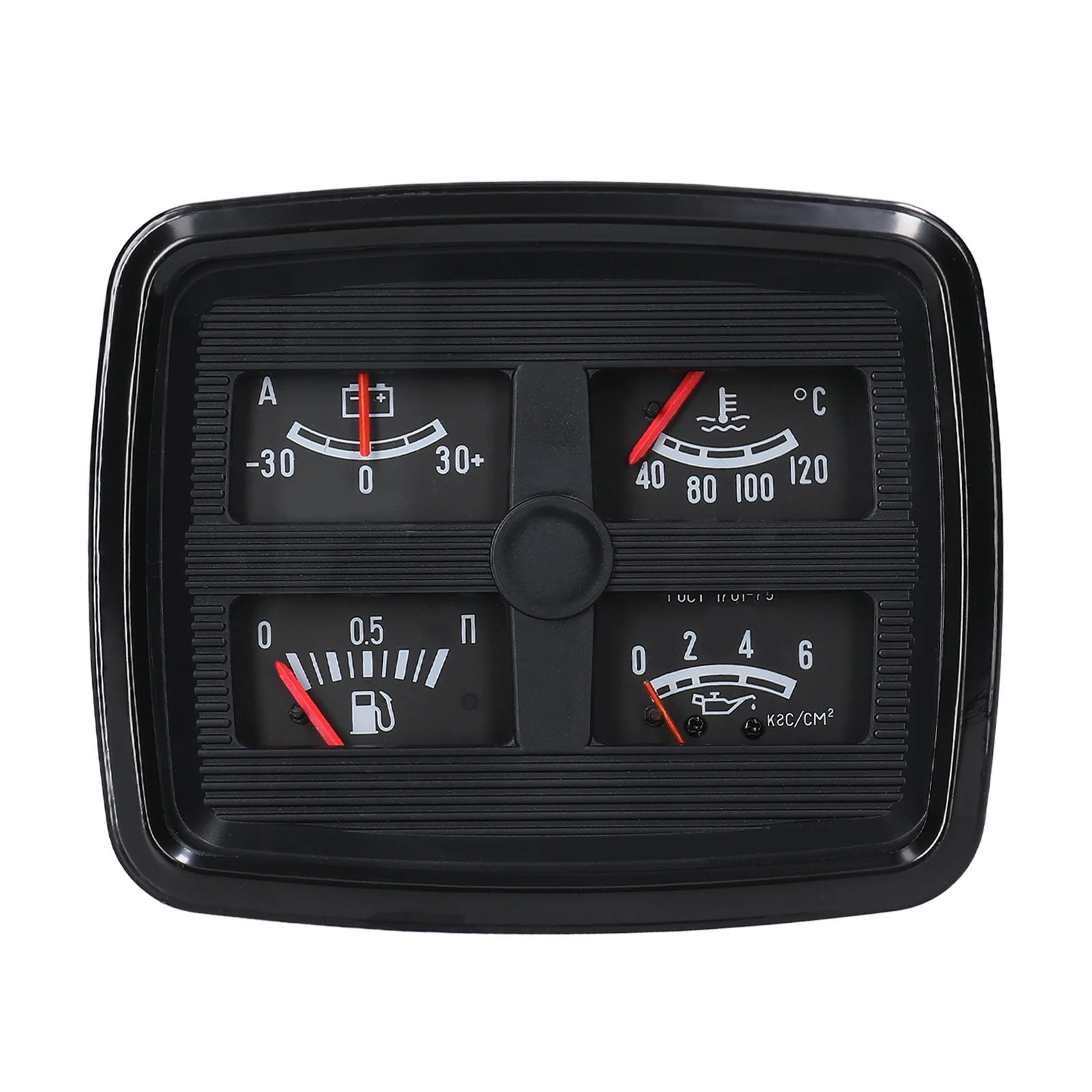 

4-in-1 Car Gauge Set: Multi-Function Dashboard with Fuel, Oil Pressure, Water Temp & Volt Meter for 12V Vehicles