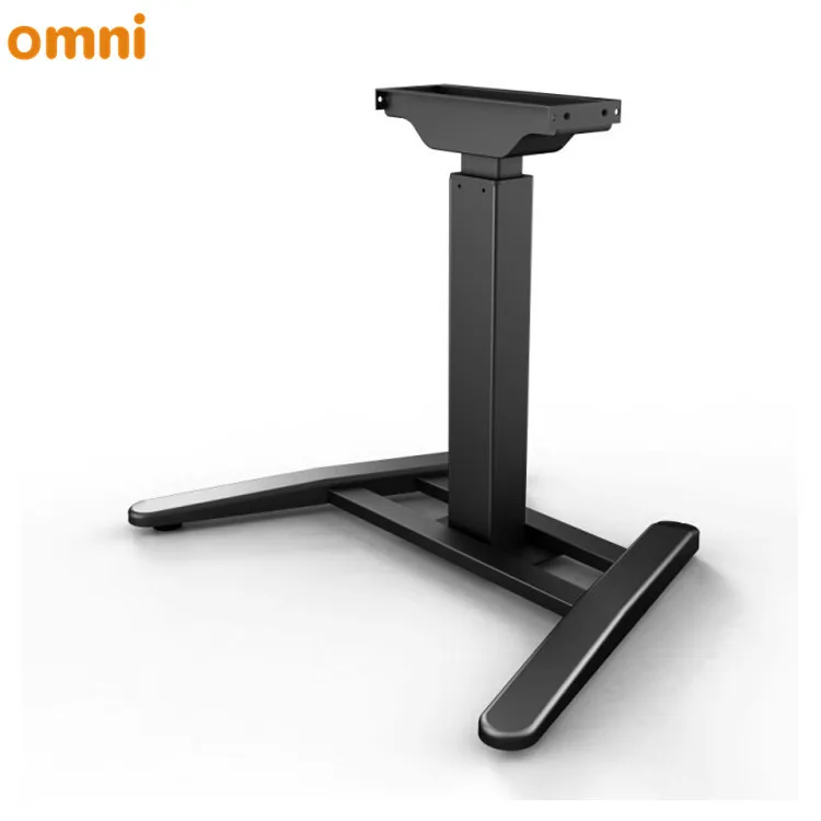 Single Leg Single Motor Electric Adjustable Height Sit To Stand Computer Desk