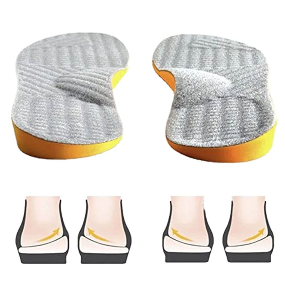 

Orthotic Insole Arch Support Flatfoot Orthopedic Insoles for Feet Ease Pressure Heel Pads for Men Women Foot X/O Leg Correction