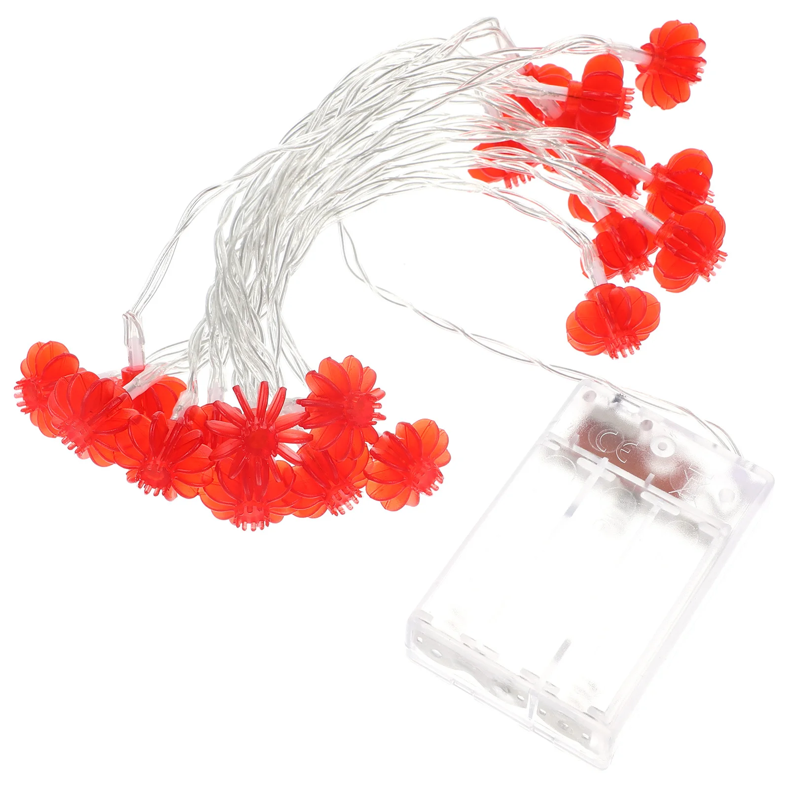 

1 String Led Red Lantern String Light For Spring Festival Chinese Traditional Hanging Decor Home Garden Party Outdoor Lighting