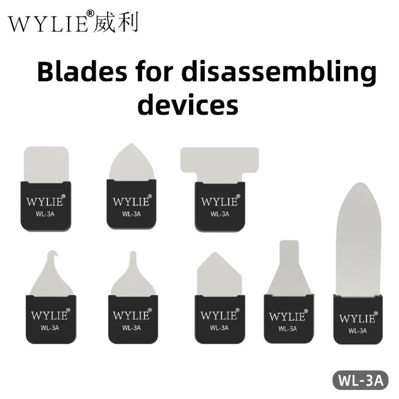 

WYLIE WL-3A Профессиональный многофункциональный комплект для разборки изогнутого экрана подходит для ремонта экранов мобильных телефонов и iPad