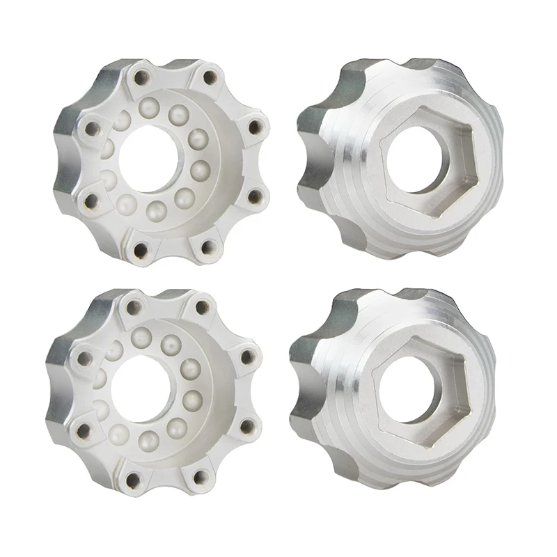 Adattatore esagonale per ruota metallica per pneumatici da 4 pezzi da 3,8 pollici da 8x32 a 17 mm PRO 635300   per parti di aggiornamento dei pneumatici delle ruote serie PL Proline da 1/8 da 3,8 pollici