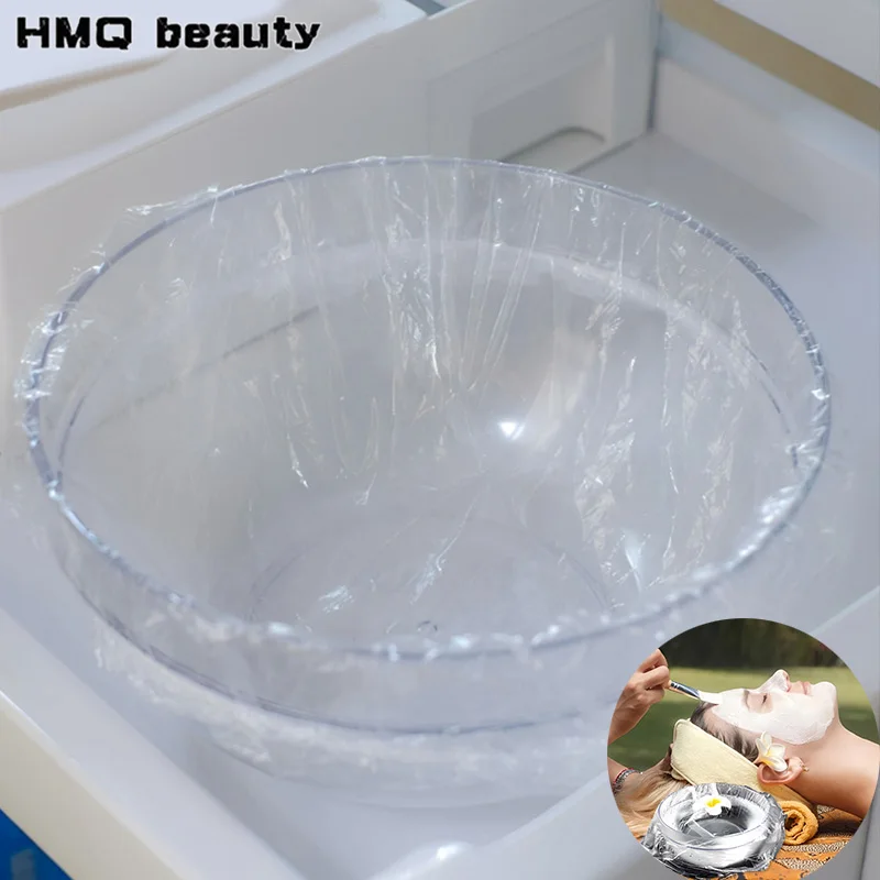 Portable Beauty Basin Specific Disposable Washbasin Bag Transparent Small Plastic Washbasin Beauty Tool for Beauty Salon