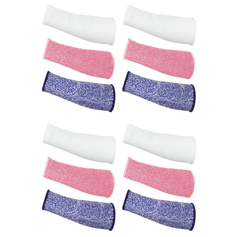 

Бюджетные защитные рукава (6 пар) для тонкой кожи, устойчивые к синякам и порезам, с защитой от ожогов 5-го уровня.