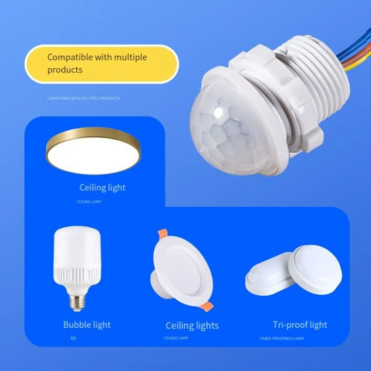#43A Infrared Human Body Sensor Probe Module Delay Control Sensor Module,C,Intelligent Module,(ABS)