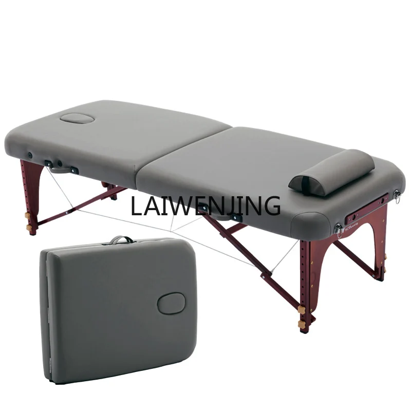 LYN Folding Massage Bed Massage Household Portable Moxibustion Bone Setting Portable Beauty Bed