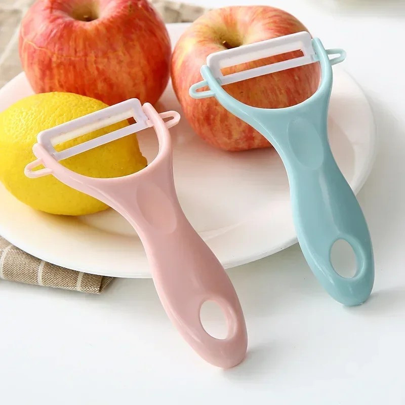 Solid Color Peeler Kitchen Gadgets Paring Knife Multifunctional Ceramic Peeler for Melon and Fruit Fruit Peeler Home Gadgets