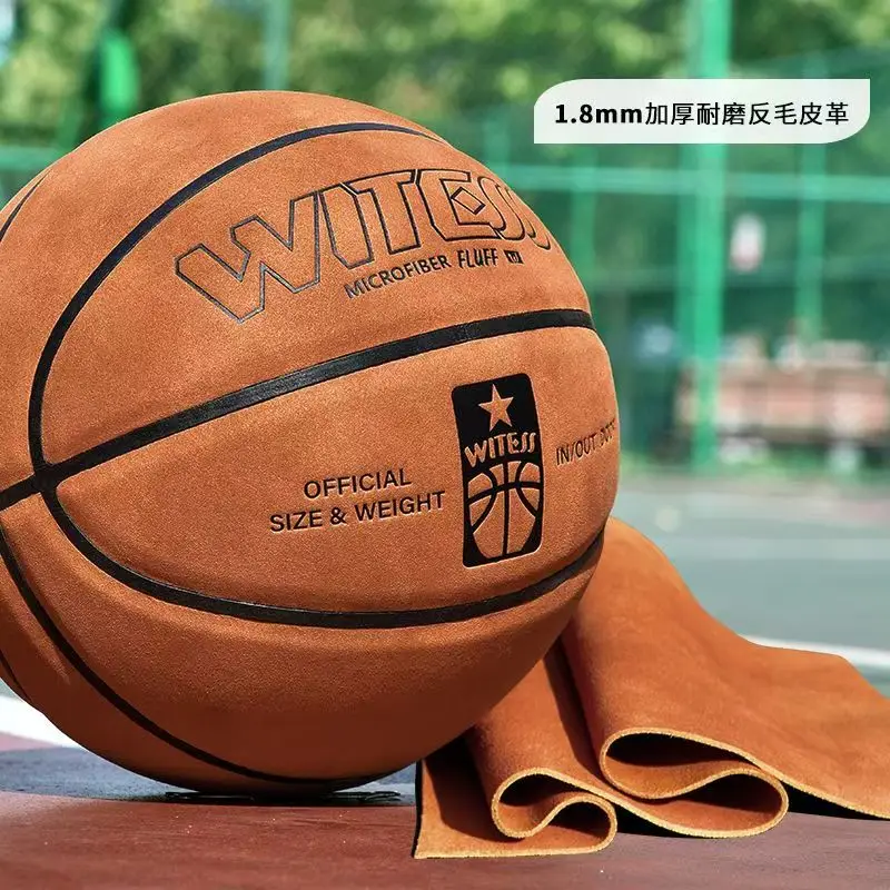 جديد 550 داخلي وخارجي جلد طبيعي نسيج جلد طالب الأطفال رقم 7 الكبار المنافسة الشباك كرة السلة
