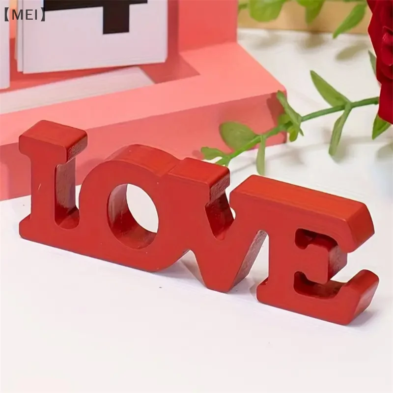 Woody Letters Wood Romantic English Alphabet 