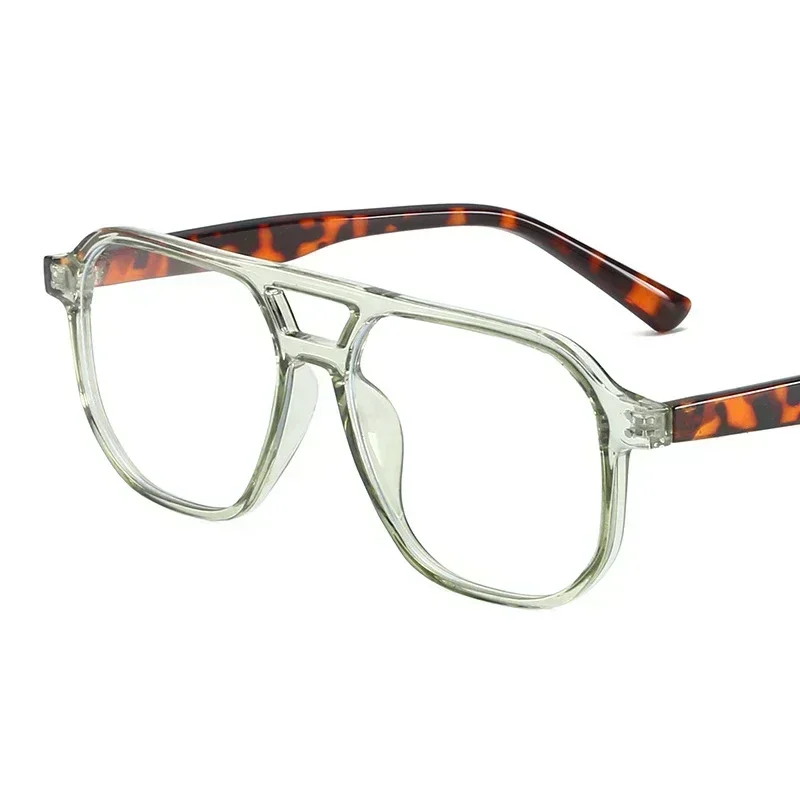 Transparent Retro Glasses Frame For Women Men Classic Cat Eye Light Minimalist Frameless Eyewear