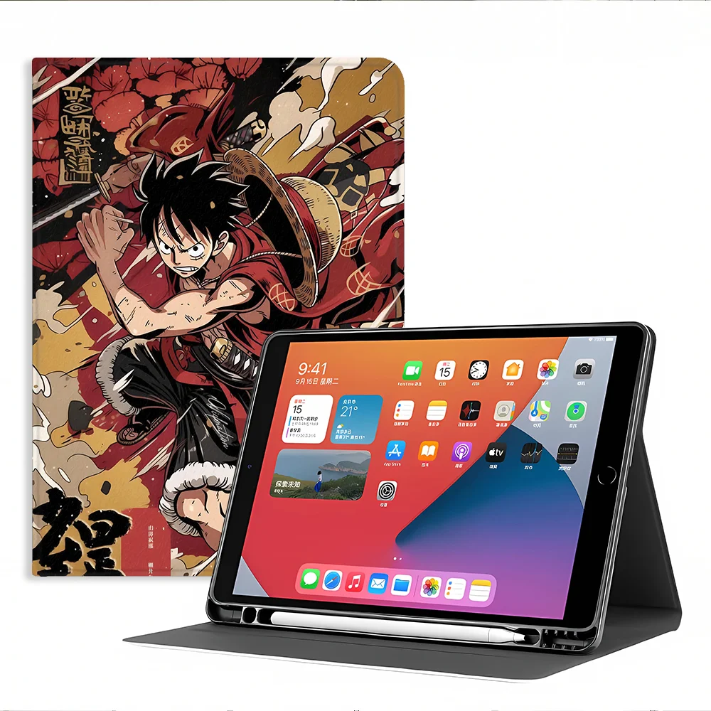 Case for Apple iPad Air 11 13 M4 M3 M2 A16 2026 Pro11 13 10th 7/8/9th With Pencil Holder Air 4/5/6th One Piece
