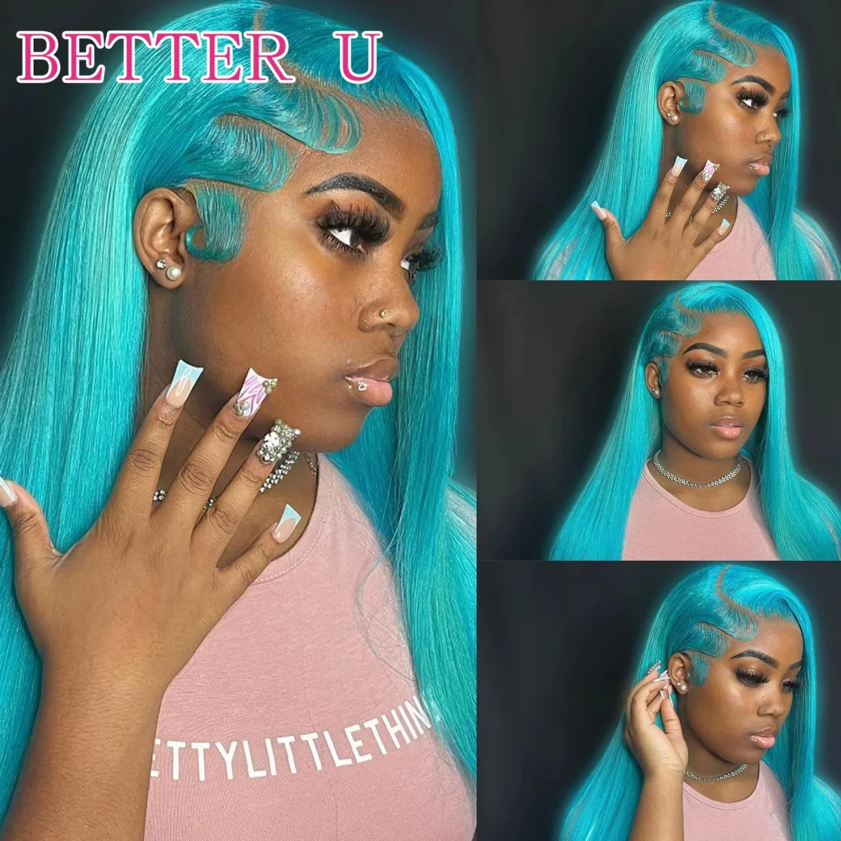 مستقيم الضوء الأزرق 13x4 13x6 الدانتيل الجبهة باروكة من شعر طبيعي للنساء قبل نتف البرازيلي شقراء الملونة الدانتيل الباروكات الأمامية 250% #1