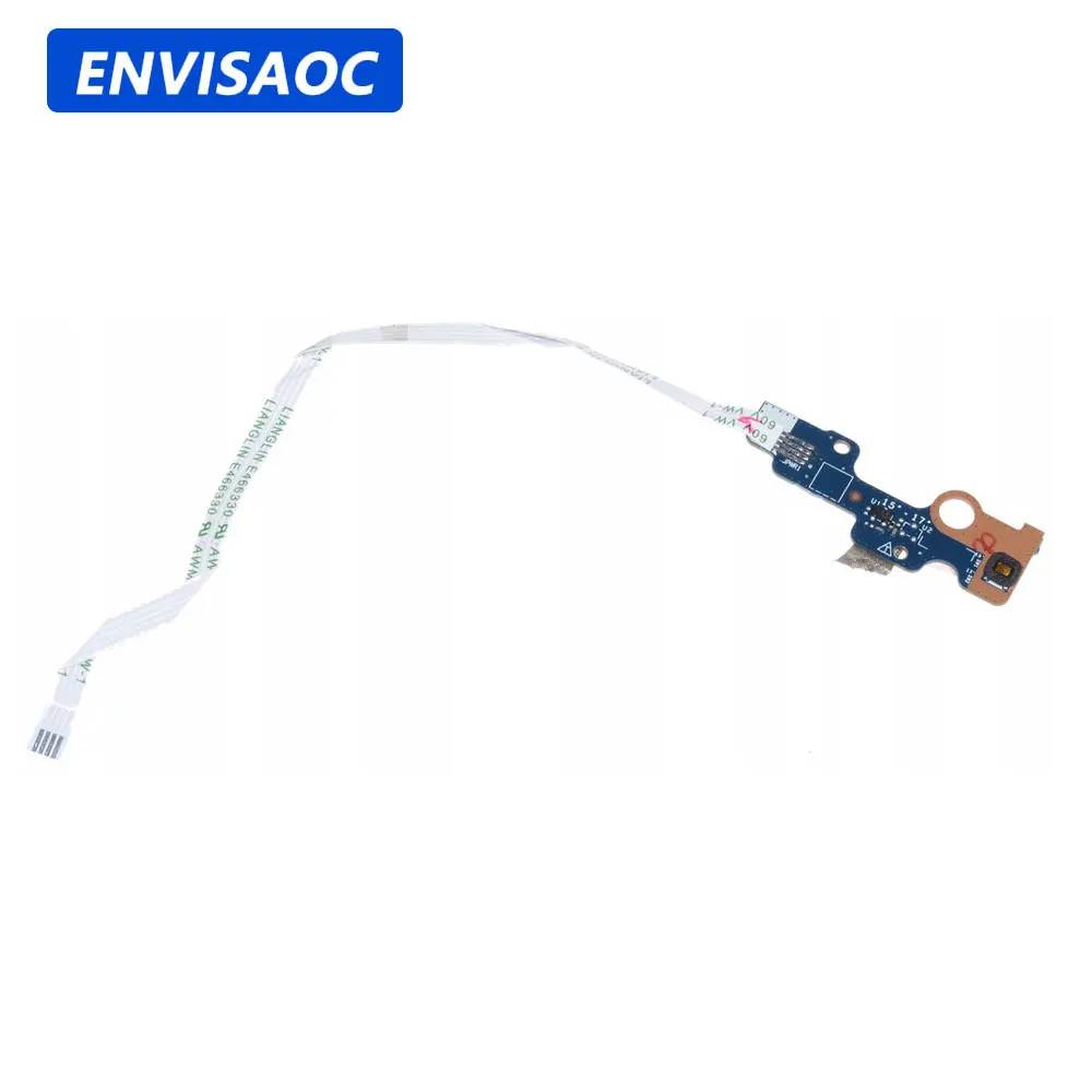 Para Dell Inspiron 5570 5575 5770 P75F P35E 3580 3581 3583 3584 3585 3590 3593 Interruptor de placa de botão de alimentação para laptop LS-F114P 0D6XTJ