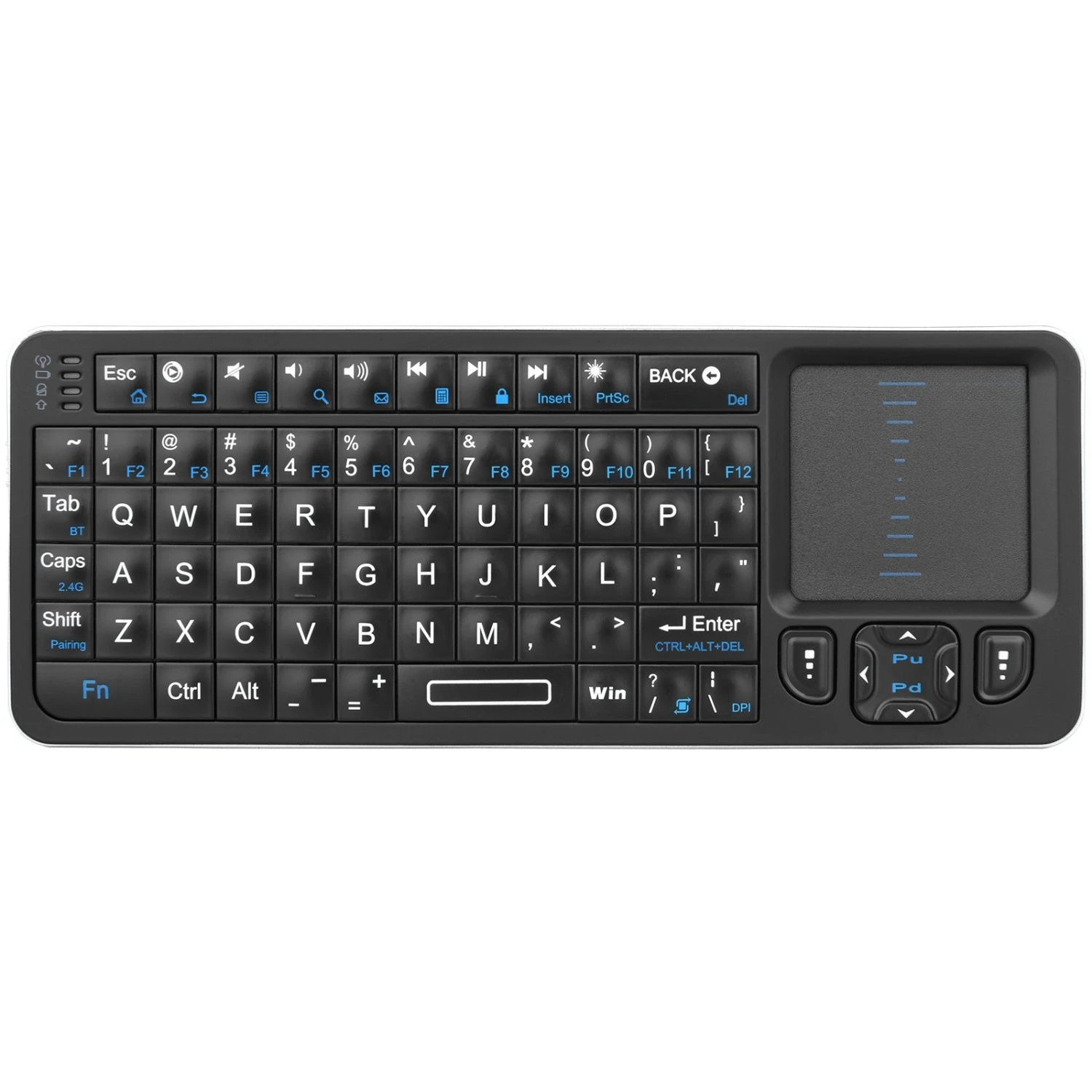

Bluetooth backlit wireless keyboard with infrared learning remote control mini keyboard and mouse mobile phone