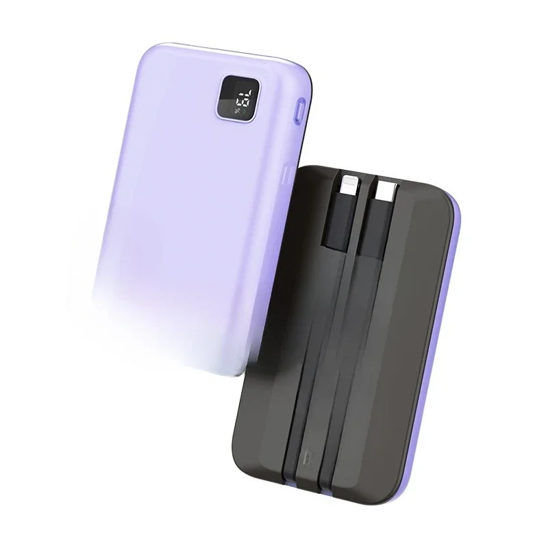 10000 mAh self-contained cable PD20W fast charging LED digital display, mobile power supply