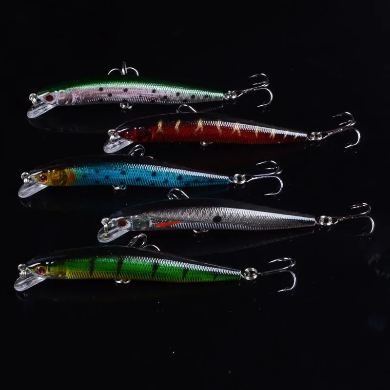 Fishing Bait Lures Road Runner Crankbait Metal Hook 5 Color Minnow Floating Plastic Hard Tackle 10cm/8.5g Bionic Bait Mimic Bait