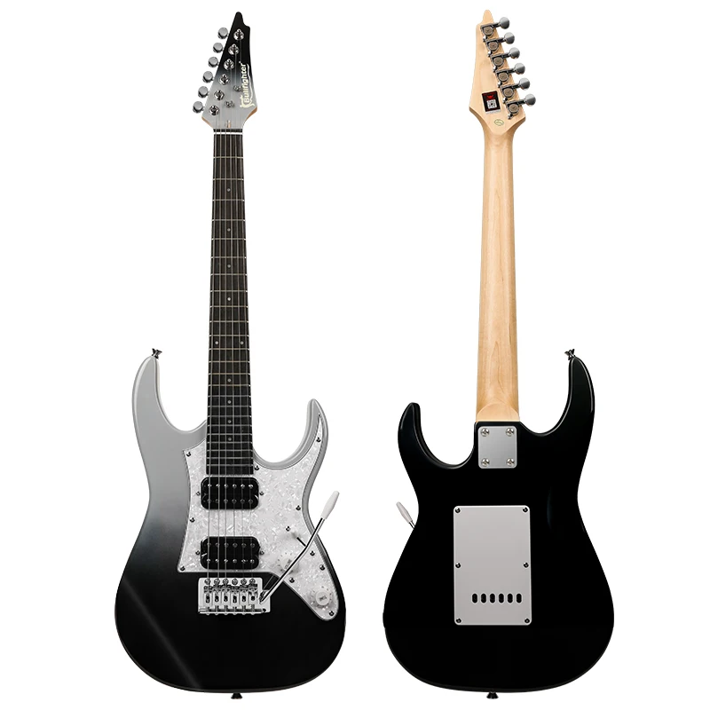 Poplar Wood Mini 6 String Electric Guitar Portable Small Size Musical Instrument For Kids And Beginner Daily Learning & Practice
