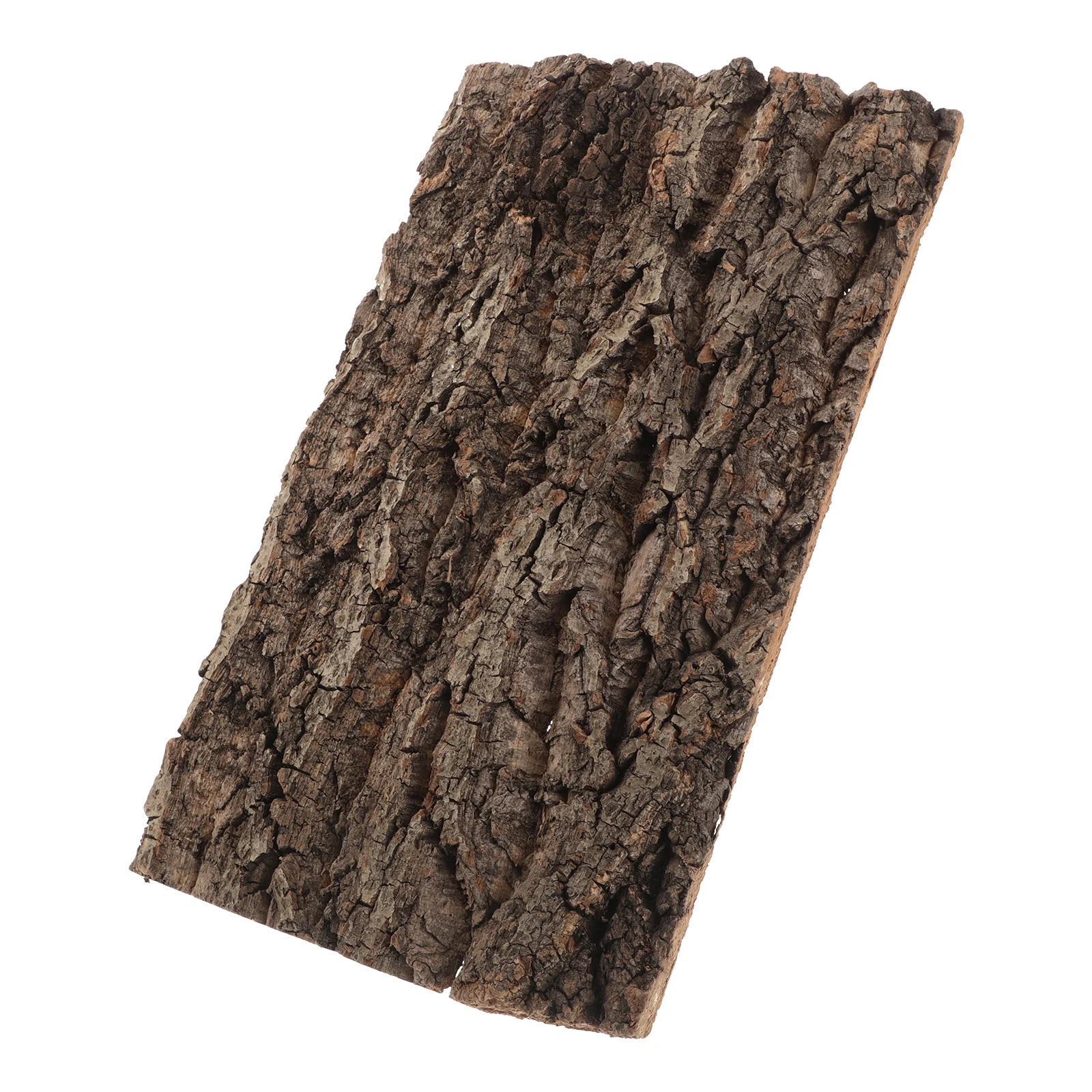 

Natural Tree Bark Decorative Board for Reptile Terrarium Aquarium Green Wall Background Leopard Gecko Tank Climbing Lizard