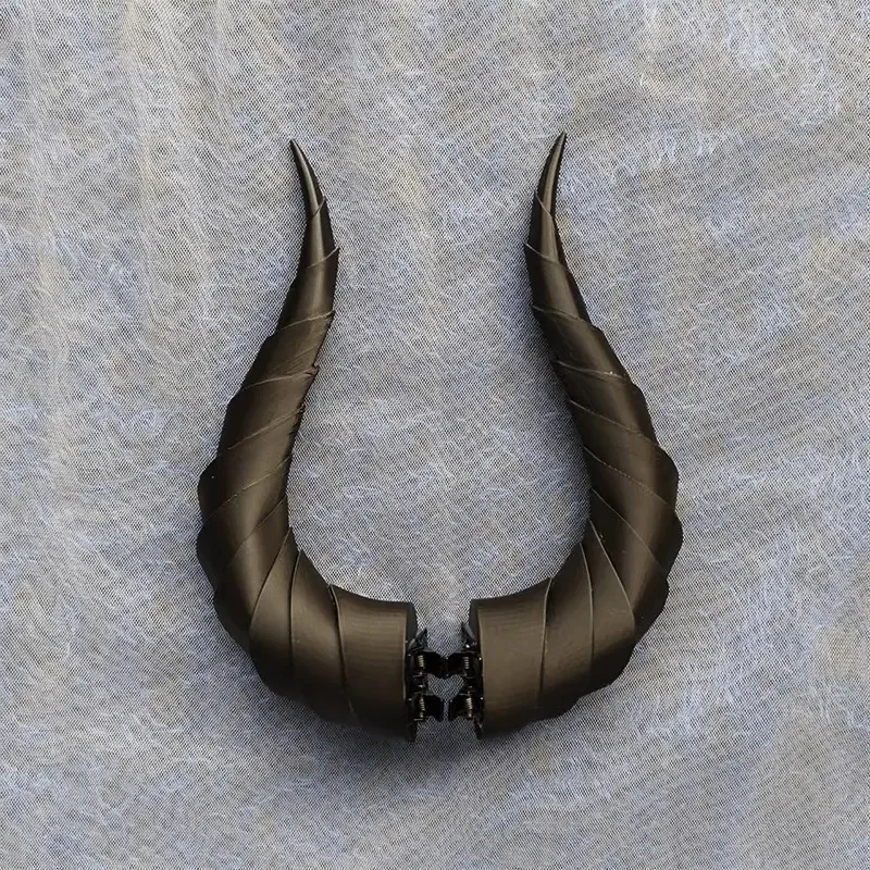 Halloween Monster Cosplay A Pair Of Hair Clips Demon Devil Horns Succubus Headwear Carnival Headdress Props