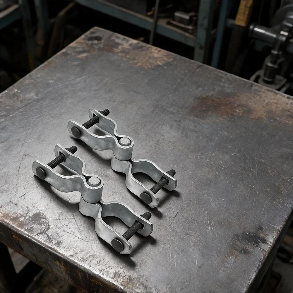 Chain Link Fence Post Hinge Galvanized for Outdoor Use Providing Consistent Torque Resistance During Gate Operation