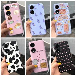 For OPPO Reno8 T 4G Phone Case Reno 8T 5G Back Cover Lovely Cartoon Soft Silicone Funda For OPPO A78 A1 Pro 5G Reno8T 2023 Pouch