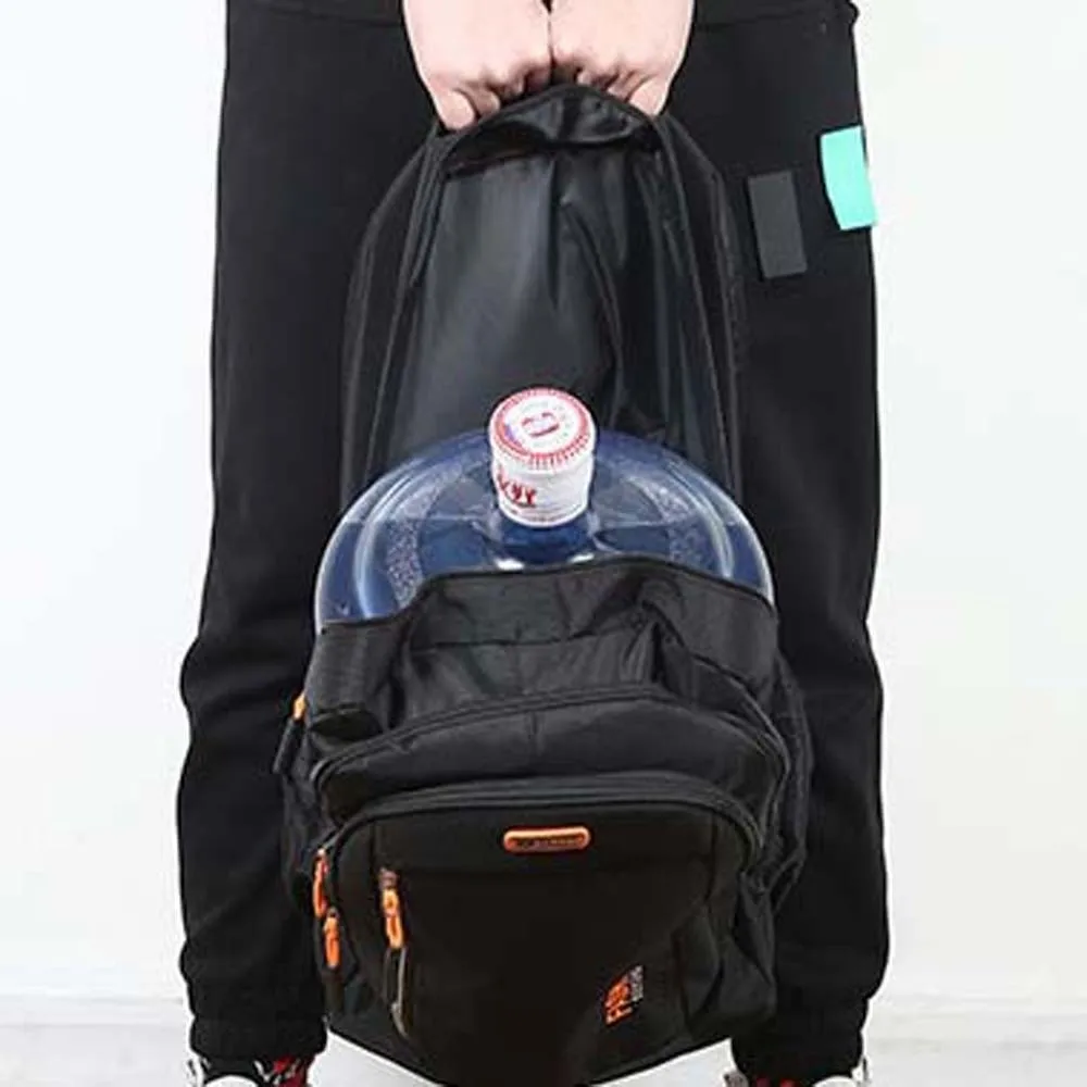 Zaino per studenti in tessuto Oxford, antispruzzo, prevenzione dei graffi in acqua, borsa da scuola di grande capacità, tessuto fisso in poliestere