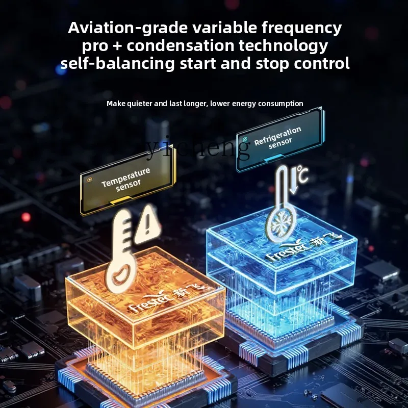 XL car refrigerator 12v24v car and home dual-purpose compressor made of refrigerated truck