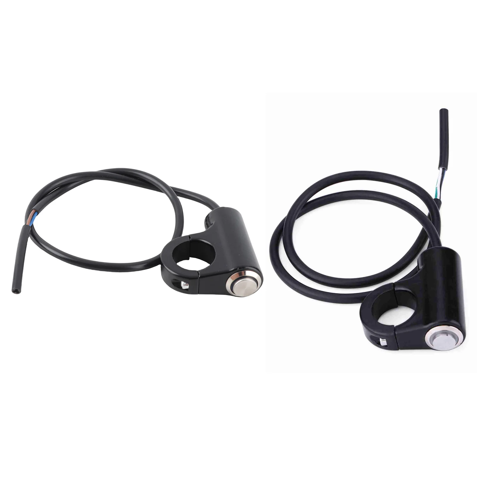22mm Motorcycle Handlebar Mount Switch Push Button Headlight Brake Fog Lights ON/OFF Blue Ray Version Motorcycles Accessories
