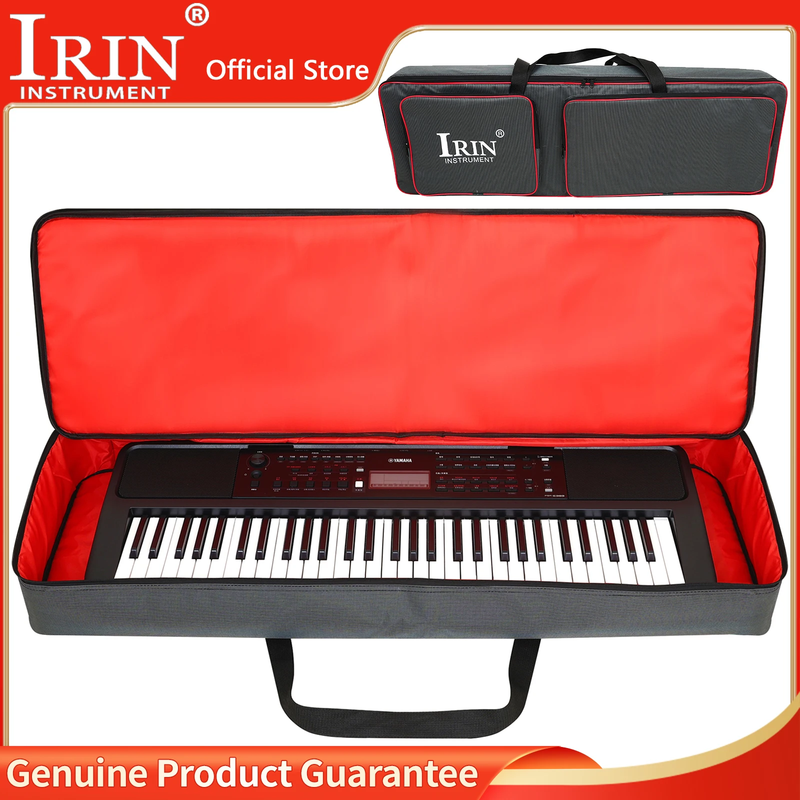 IRIN Electronic Piano Bag 61/76 Key Waterproof Oxford Cloth Thickened Handbag Keyboard Bag Case Musical Instruments Accessories