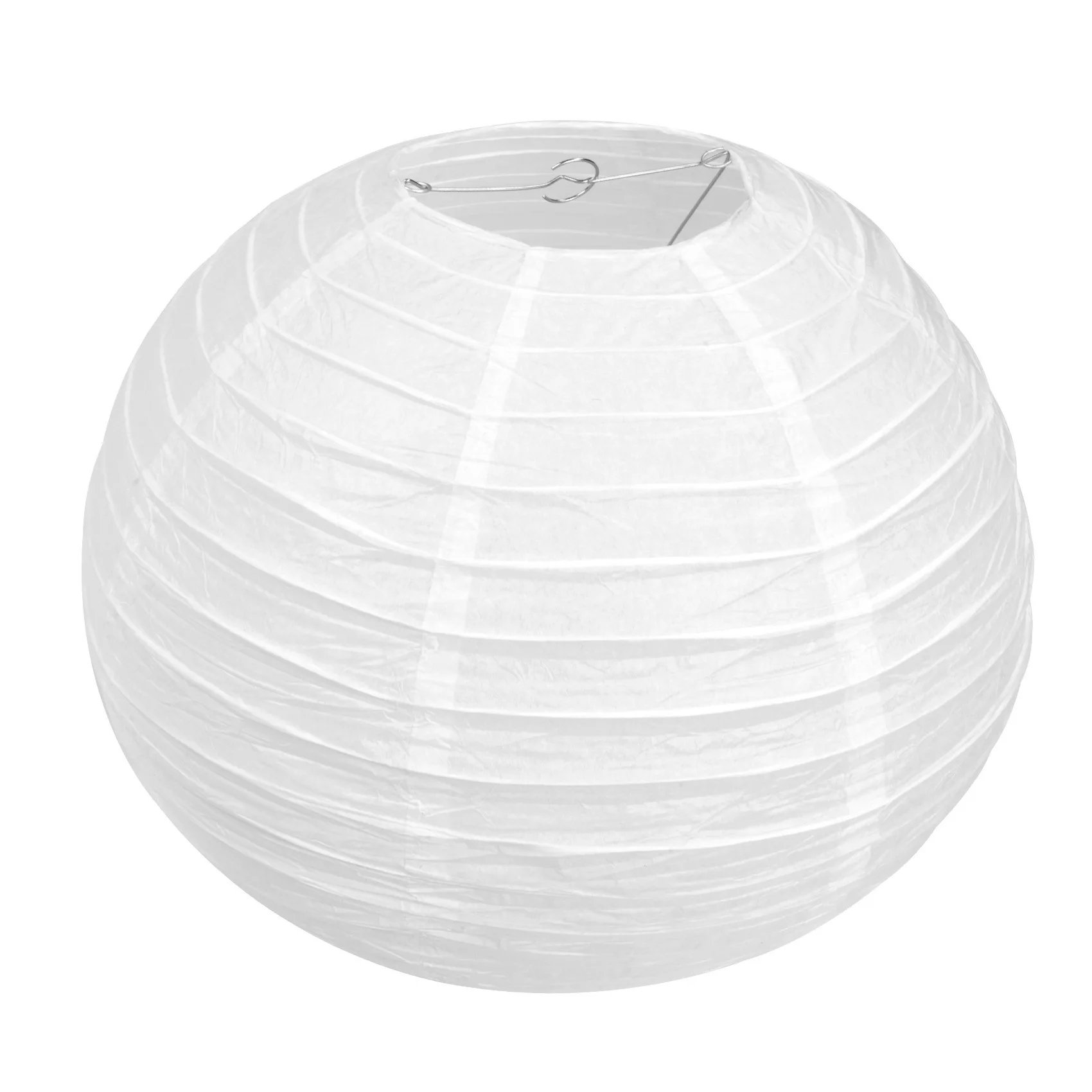 Linterna de papel japonesa china para boda, pantalla de 40cm(16 "), color blanco cremoso, 1 unidad