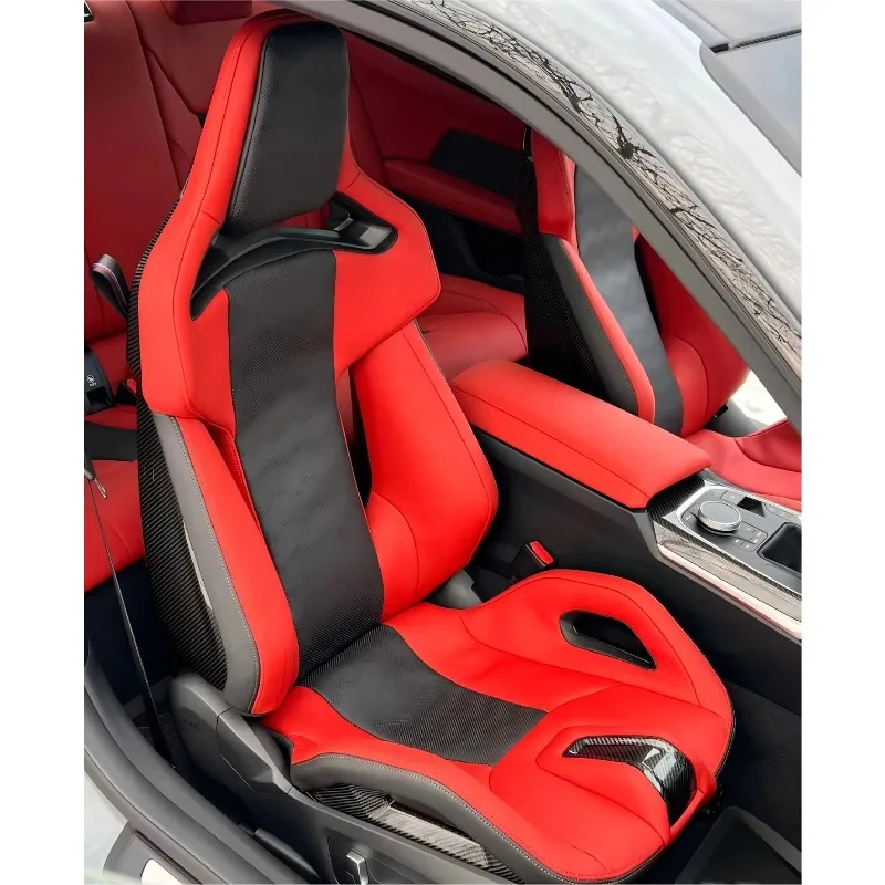 Carbon Fiber Bucket Seat for G87 M2 G80 M3 G82 M4 Upholstery Direct Bolt-On Racing Interior Upgrade Parts