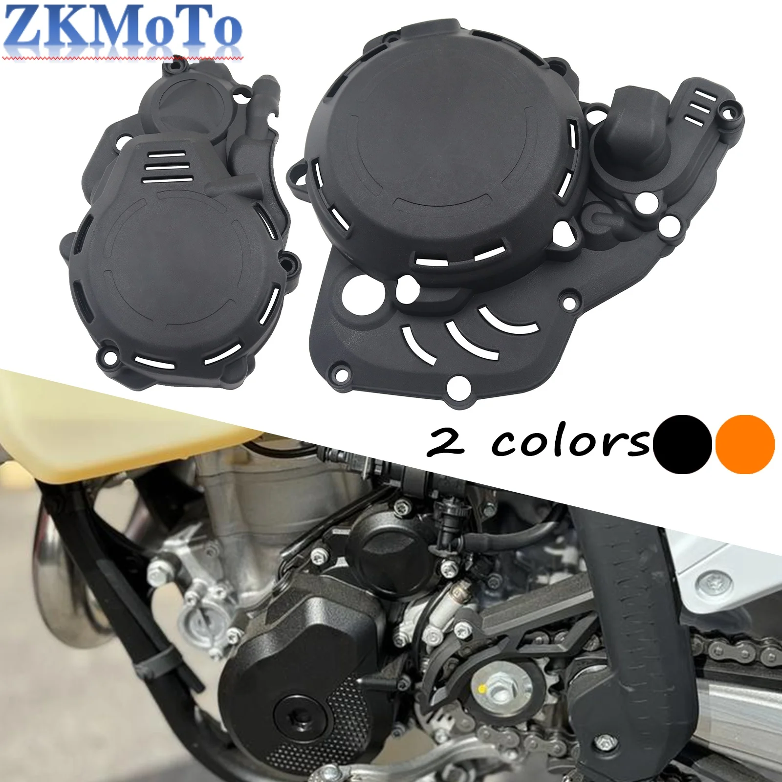 

Motorcycle Engine Clutch Cover Ignition Guard Protector For KTM EXCF250 EXCF350 XWF350 EXCF XCW 2024-2025 For GASGAS EC250F 350F