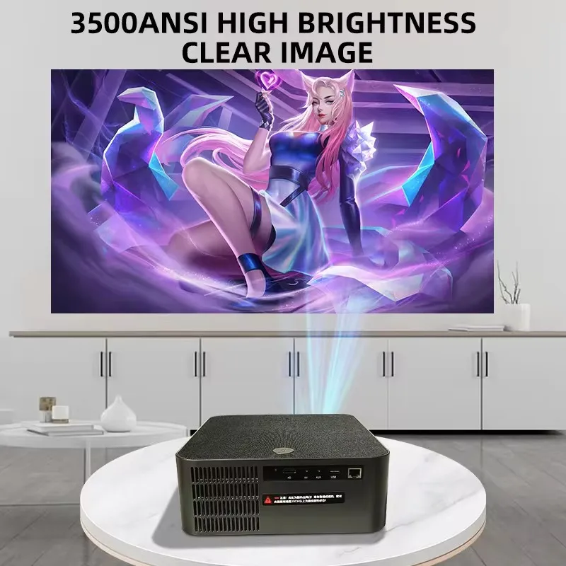 Hot Anxin Y3pro Projector Hd 4K 1080P  Theater Portable Projector Smart Data Show LED LCD Beamer