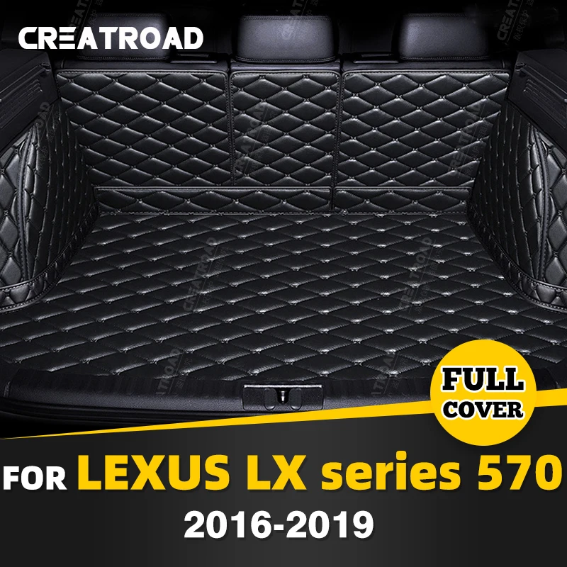 

Auto Full Coverage Trunk Mat For LEXUS LX Series 570 5-Seat 2016-2019 18 17 Car Boot Cover Pad Interior Protector Accessories