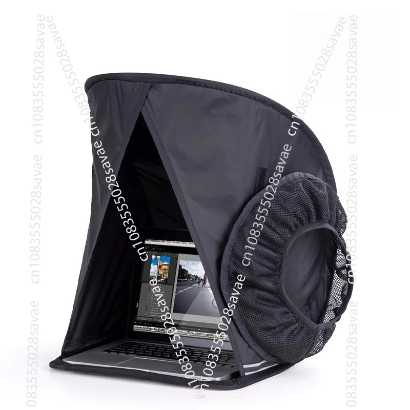 

Laptop lens hood Foldable 17 inch outdoor sunshade, rain and sand, wind and snow protection cover