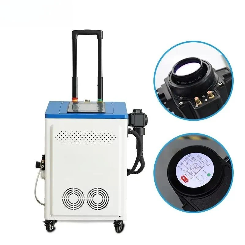 pulse mode laser cleaner New portable laser wood cleaner for wood metal dust removal