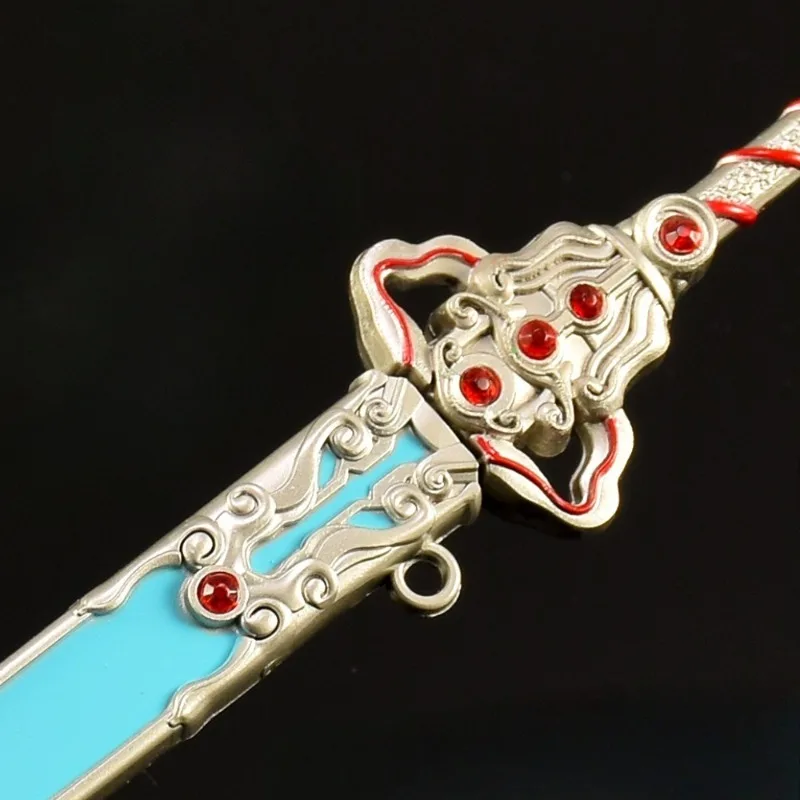Espada Lingxu de armas frías de 30cm, espada famosa, periféricos de Anime chino, modelo de Metal fresco, accesorio de espada, juguete de colección de adornos