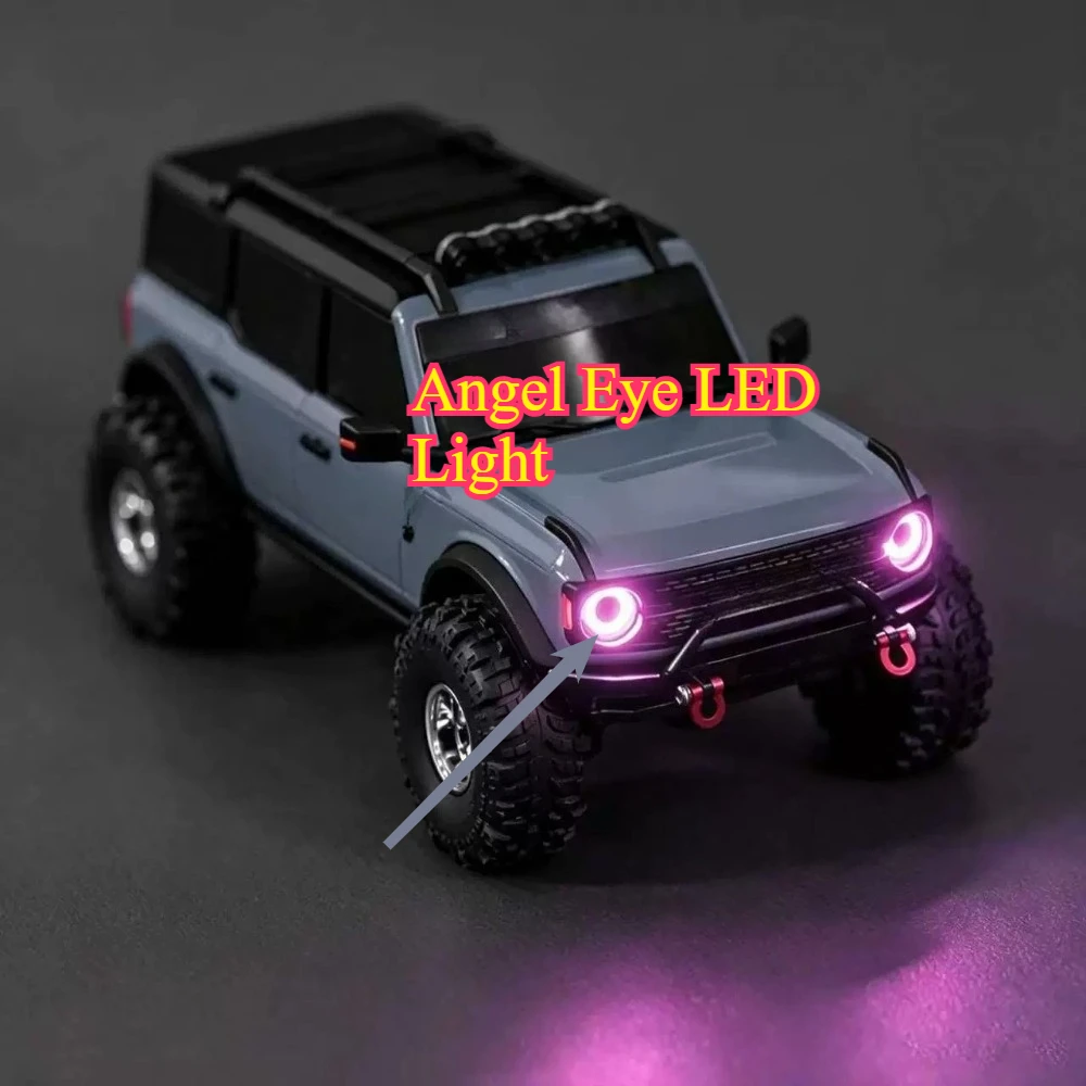 RC Crawler Universal Angel Eye LED Light For Axial SCX30 Wrangler 1/30 Scale customizable size Modification Upgrader Accessories
