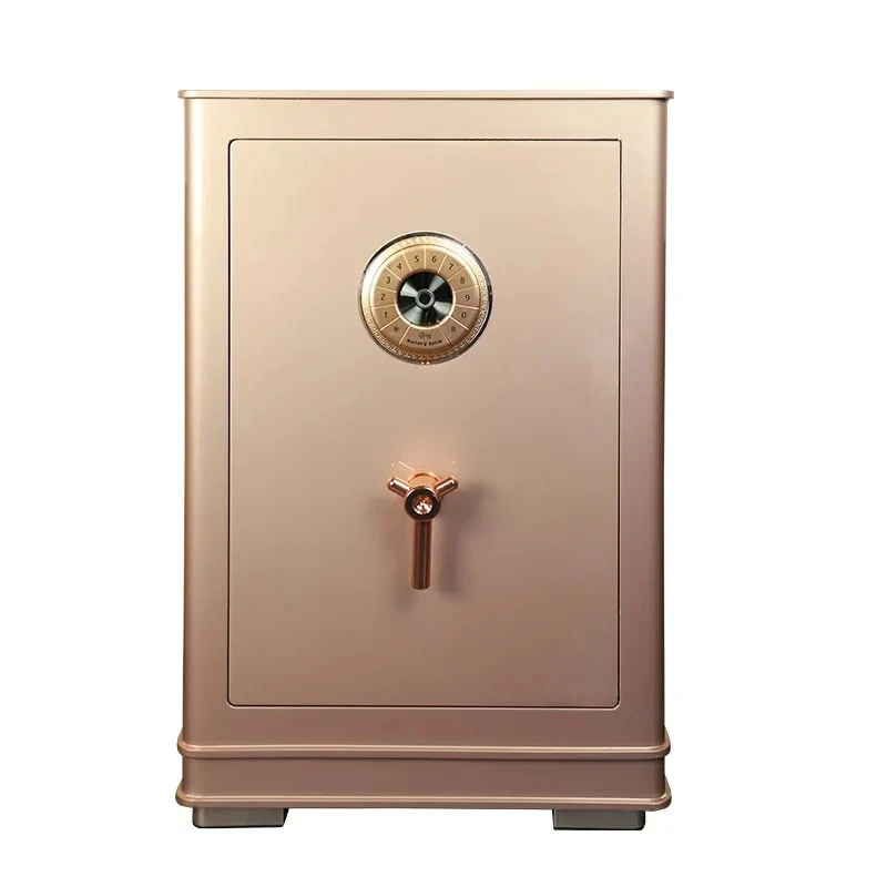 Champagne paint process double alarm anti-theft all-steel safe fingerprint password office safe deposit box