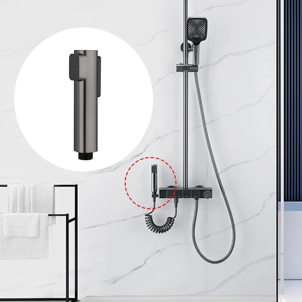 Handheld Toilet Faucet Sprayer Multi-functional High-Pressure Bidet Faucet Shower Head Self Bathroom Cleaning Accessories