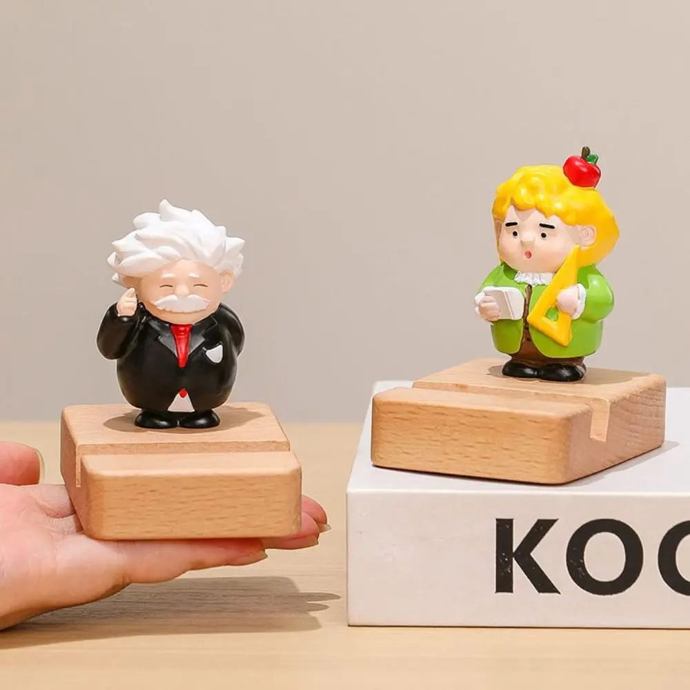 

Забавная подставка для телефона из смолы, эстетический противоскользящий держатель для мобильного телефона в китайском стиле, поделки своими руками, древняя одежда