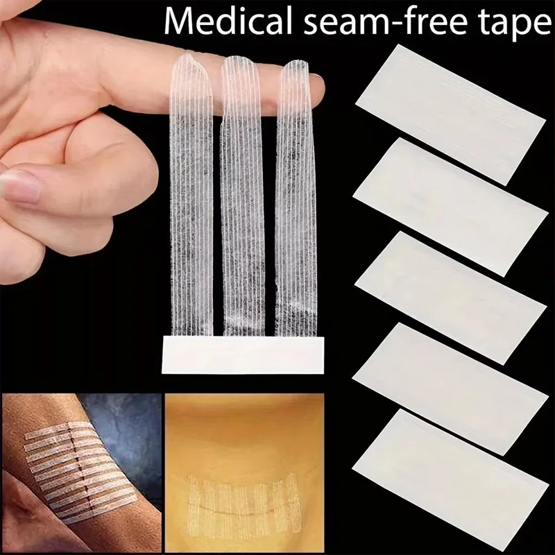 

Wound Closure Tape Adhesive Sterile Medical Bandage Strip Skin Repair First Aid Surgical Breathable Tape