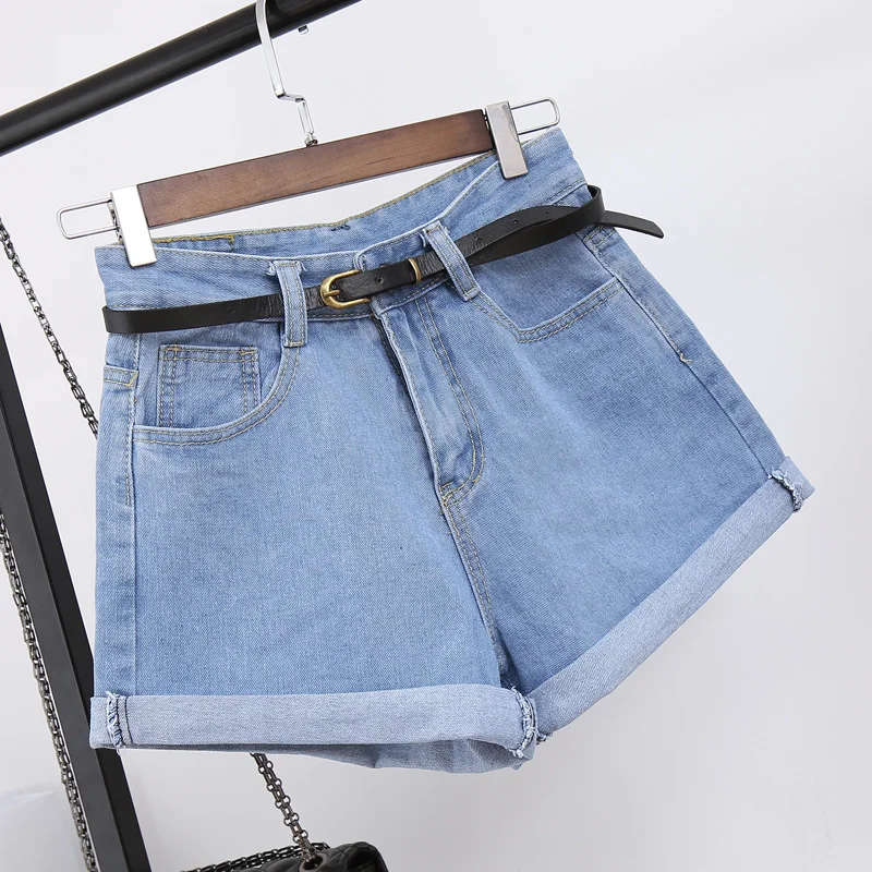 Vintage Denim Shorts for Women, Simple All-match Streetwear, High Waist, Leisure, Ulzzang, Chic, Classic Ins, Hot Sale, Summer