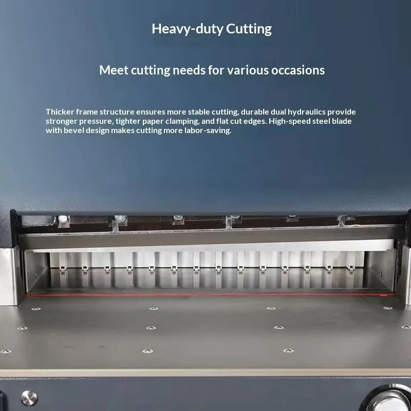 Industrial Hydraulic Manual Cutter HG5008 For Non-Adhesive Paper Cutting In Document Printing Shops