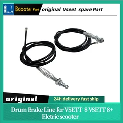 Original VSETT Dic Brake cable Line for VSETT 8 8+ VSETT8 VSETT8+ Electric Scooter Front Wheel Rear Motor Repairs Spare Parts