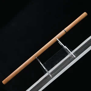 Traditionelle chinesische Schwerter, Shirasaya, gefalteter Stahl, Aprikosenklinge, Bereites Training, echte handgefertigte, volle Tang, rosa Holzscheide, Catana 8 Hauptverkaufsholzschwert -Training - №6