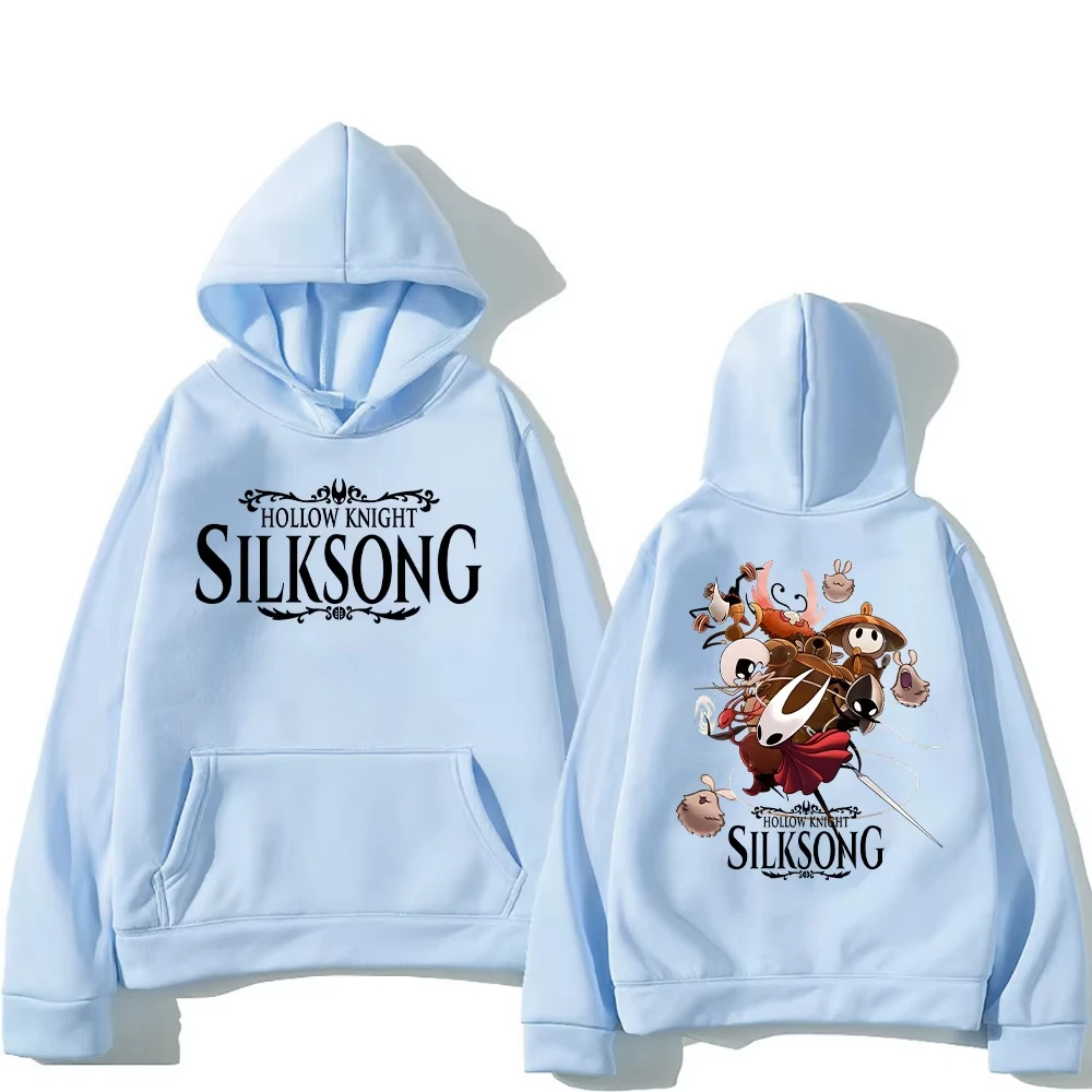 Hollow Knight Silksong Hot Game Hoodies Long Sleeve Fashion Casual Pullovers High Street Women Men Sweatshirt Fashion Streetwear