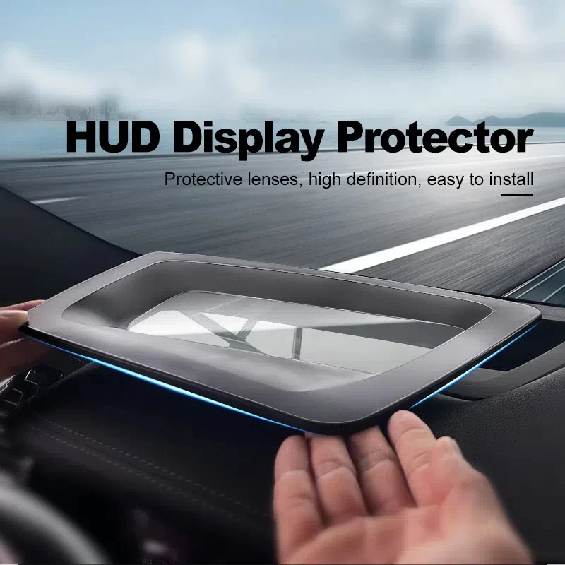

Автомобильный HUD защитный чехол для проекционного дисплея, пылезащитный чехол, рамка для лобового стекла для BMW 5 серии 2024, аксессуары для стайлинга автомобилей