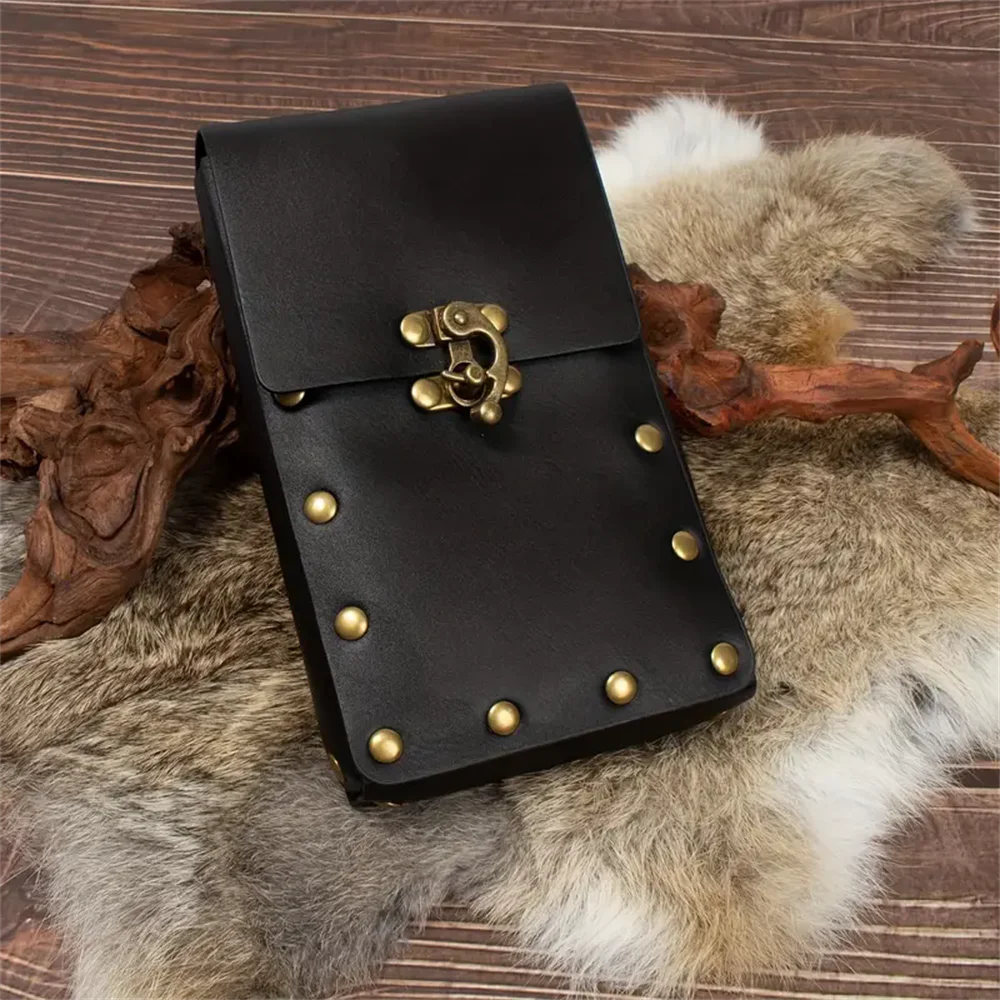 Cosplay Middeleeuwse Retro Riem Renaissance Koperen Munt Heuptas Viking Ridder Rok Clip Sleutelhanger Halloween Rollenspel Prop