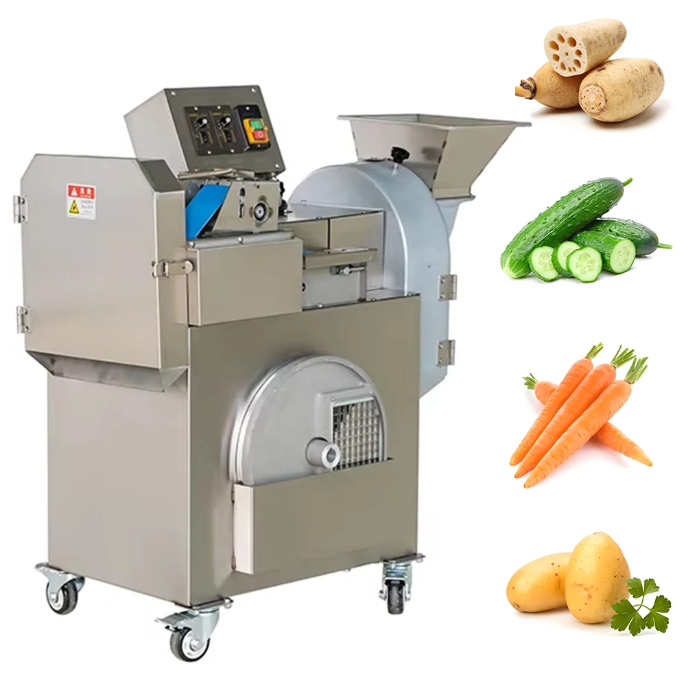 Professional Electric Multifunctional Food Vegetable Lemon Cassava Cutter Slicer Chopper Machine